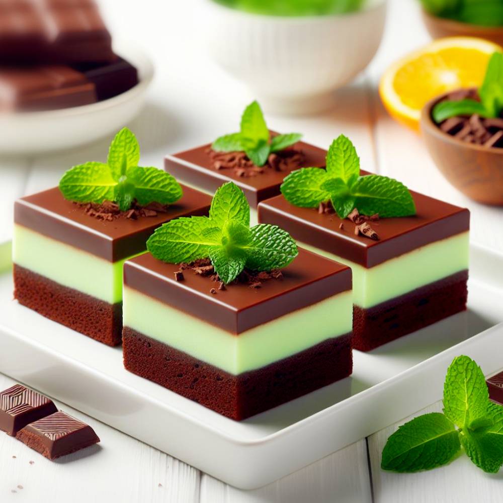 SUPER Moist Mint Chocolate Cake Bars Recipe 0 (0)