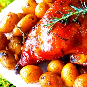 Slow-Roasted Turkey Thighs with Potatoes